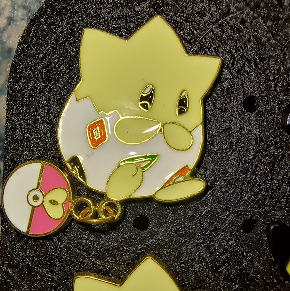 Pokemon Accessories - Pokemon Togepi Enamel Pin in Yellow, White, Pink